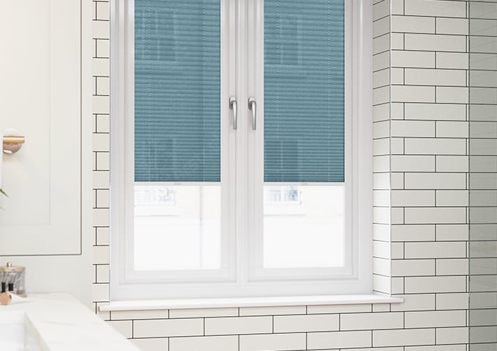 Pleated, Stone Blue - Perfect Fit Blind - Image 5